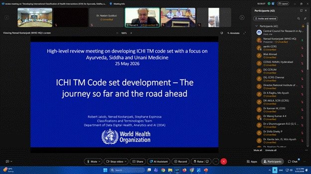 Two-Day Consultative Meeting Held on WHO-ICHI Framework and National Health Intervention Codes for Traditional Medicine