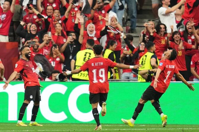 Egypt's historic victory, defeating New Zealand 3-1