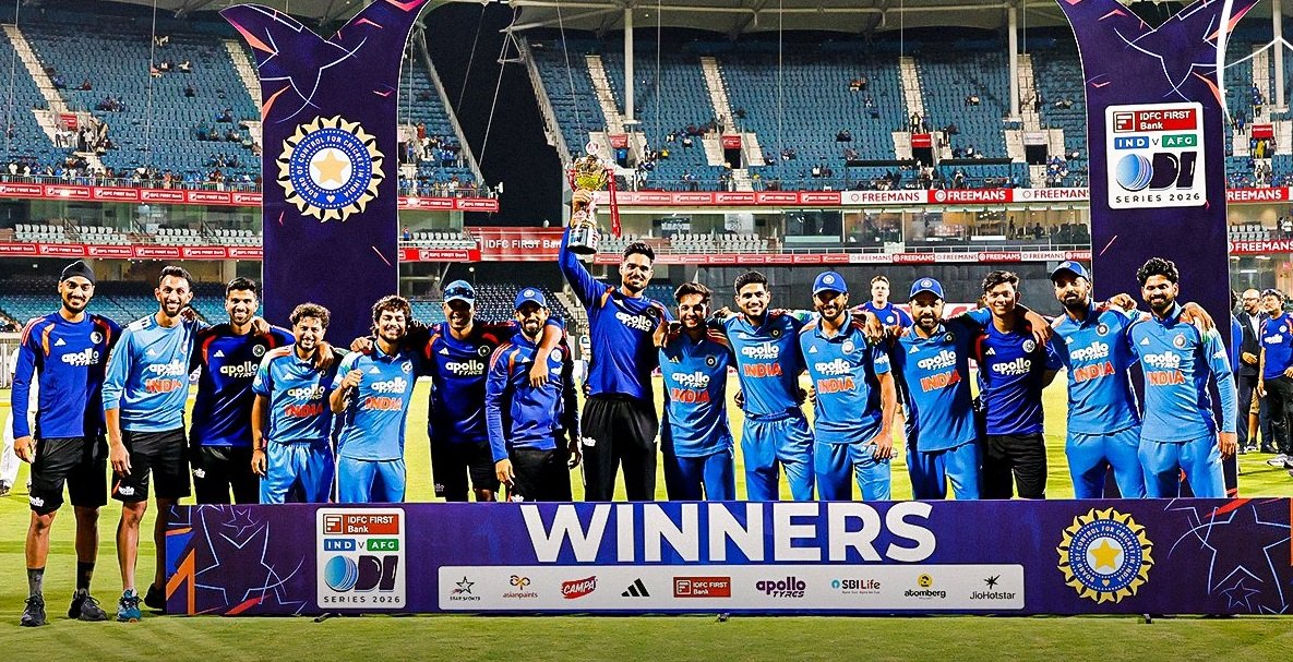 India beat Afghanistan by 9 wickets to sweep the ODI series