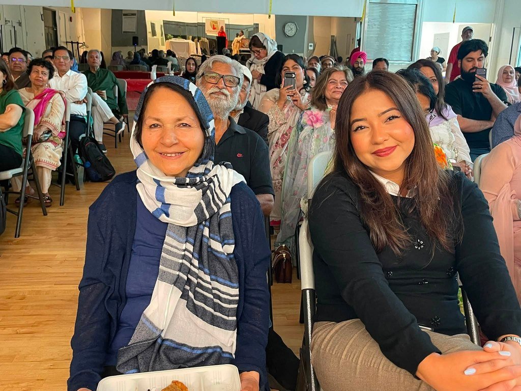 MLA Amna Shah at Canadian Urdu association